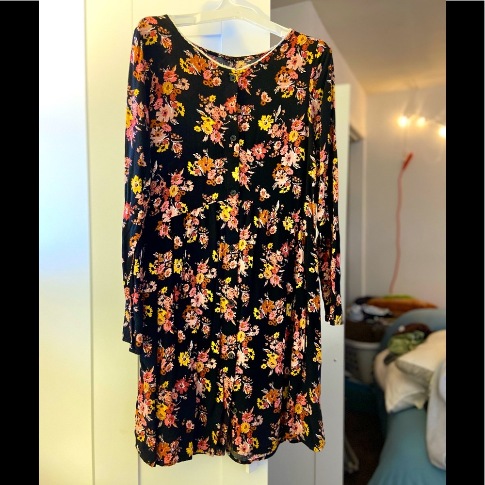 Girls size 12-14 floral dress